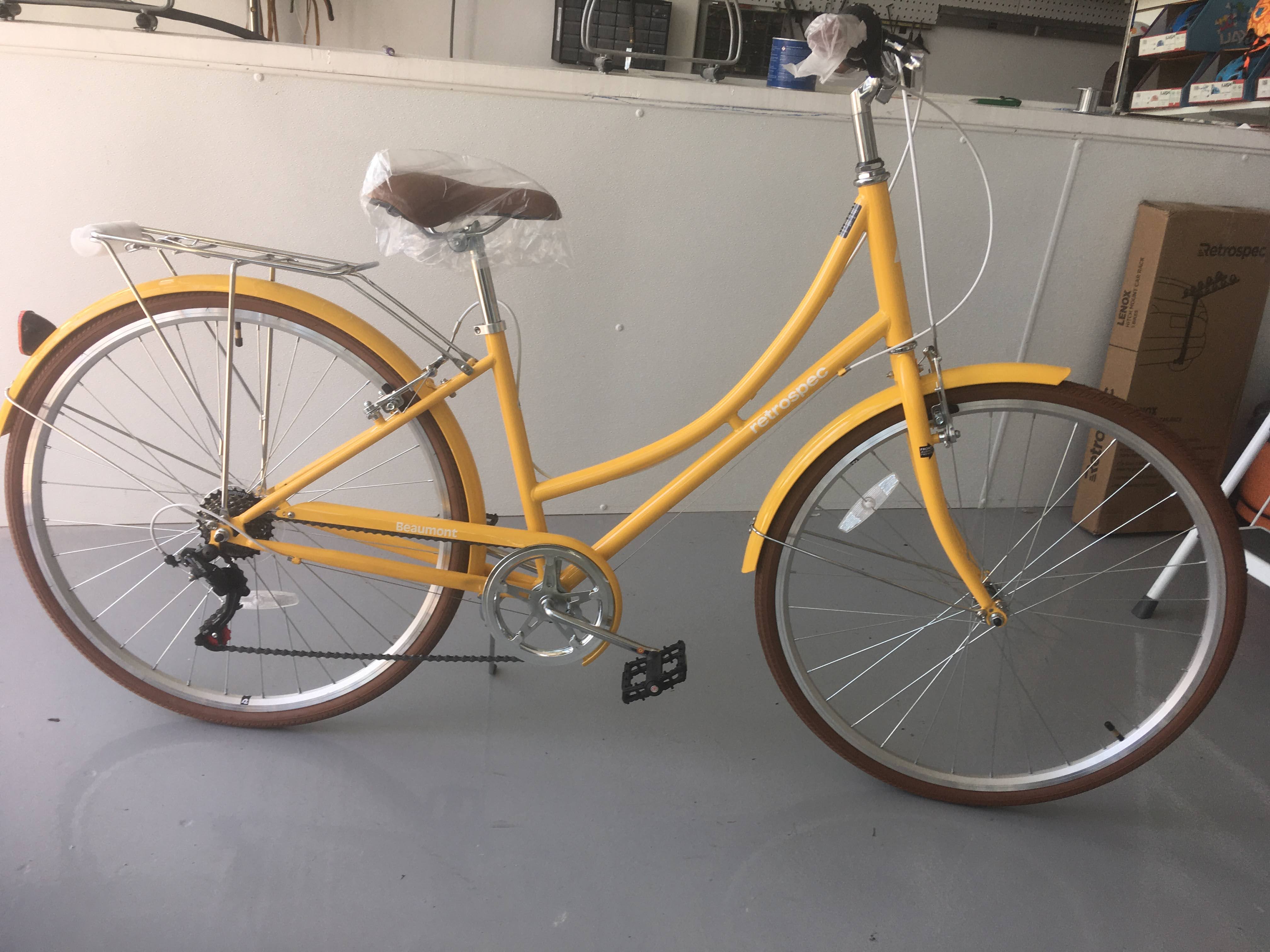 Speed Beaumont Cruiser Bike Retrospec Beaumont City Bike 7-Speed City Bike  Commuter Bicycle